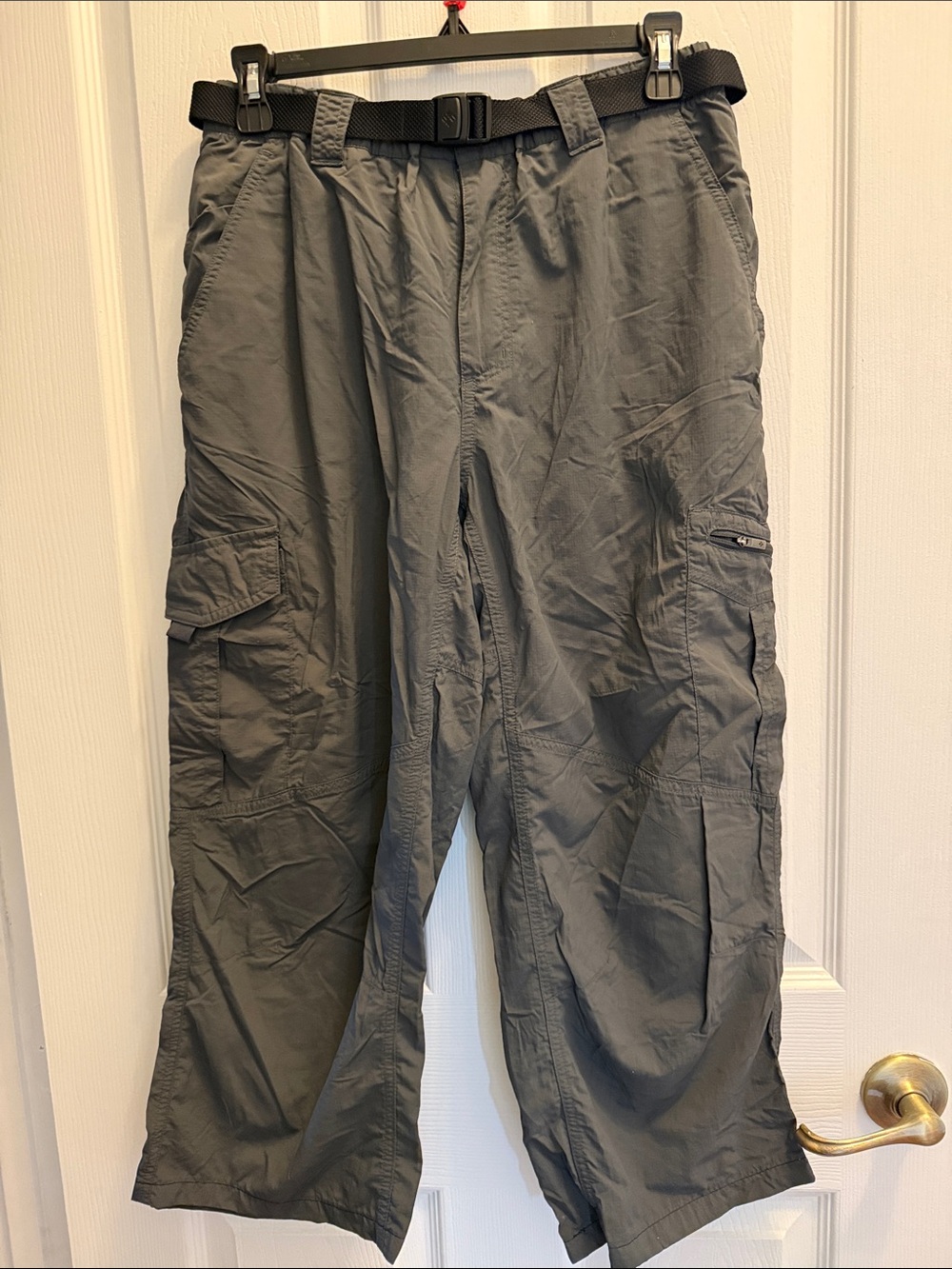 Columbia Green Cargo Pants - Lightweight Utility Trousers